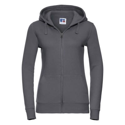 Felpe Sweat Authentic Zipped Hood p/Hooded W colore convoy grey taglia XS