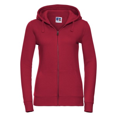 Felpe Sweat Authentic Zipped Hood p/Hooded W colore classic red taglia XS