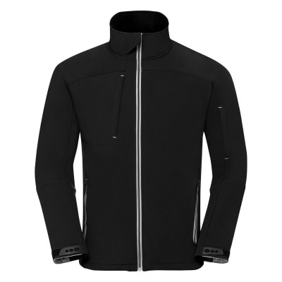 Soft shell Men's Bionic Softshell Jacket colore black taglia XS