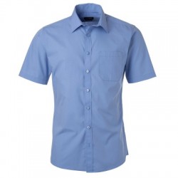 Camicie Men's Shirt Shortsleeve Poplin