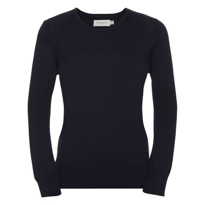 Maglieria Ladies' Crew Neck Knitted Pullover colore french navy taglia XXS