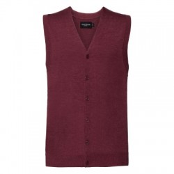 Maglieria Men's V-Neck Sleeveless Knitted Cardigan 2