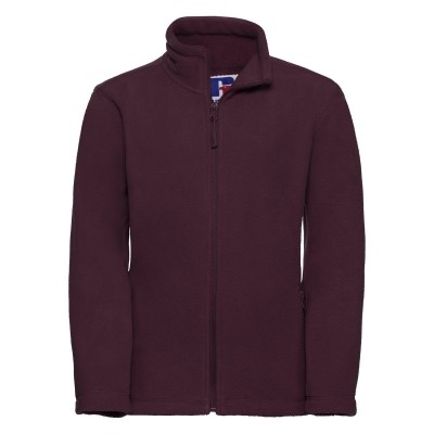 Pile Children's Full Zip Outdoor Fleece colore burgundy taglia 3/4
