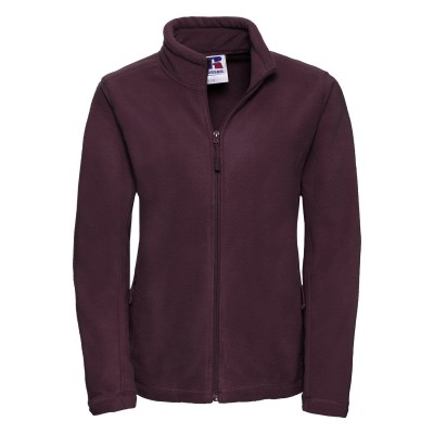 Pile Ladies' Full Zip Outdoor Fleece colore burgundy taglia XS