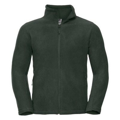 Pile Men's Full Zip Outdoor Fleece colore bottle green taglia XS