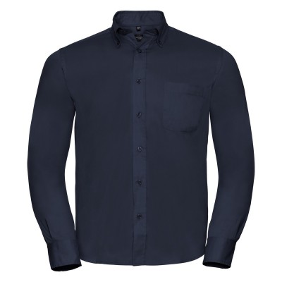 Camicie Men's Long Sleeve Classic Twill Shirt colore french navy taglia S