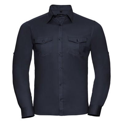 Camicie Men's Roll Long Sleeve Shirt colore french navy taglia S