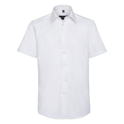 Camicie Men's Short Sleeve Tailored Oxford Shirt colore white taglia S