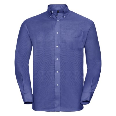 Camicie Men's Long Sleeve Easy Care Oxford Shirt colore aztec blue taglia S