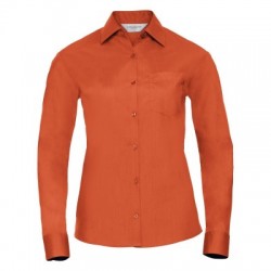 Camicie Ladies' Long Sleeve PolyCotton Poplin Shirt 2