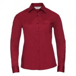Camicie Ladies' Long Sleeve PolyCotton Poplin Shirt 2