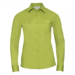 Camicie Ladies' Long Sleeve PolyCotton Poplin Shirt 2