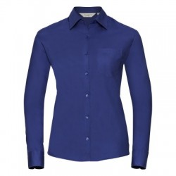 Camicie Ladies' Long Sleeve Pure Cotton Poplin Shirt 2