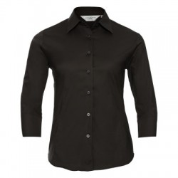 Camicie Ladies' 3/4 Sleeve Easy Care Fitted Shirt 2