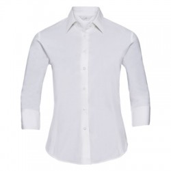 Camicie Ladies' 3/4 Sleeve Easy Care Fitted Shirt 2