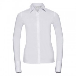 Camicie Ladies' Long Sleeve Ultimate Stretch colore white taglia XS