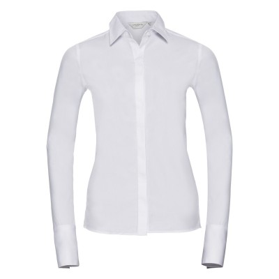 Camicie Ladies' Long Sleeve Ultimate Stretch colore white taglia L