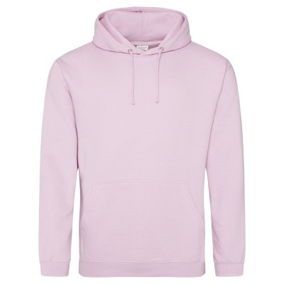 Felpe College Hoodie colore baby pink taglia XS