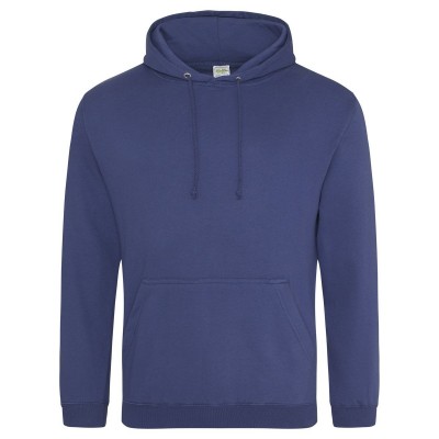 Felpe College Hoodie colore denim taglia S