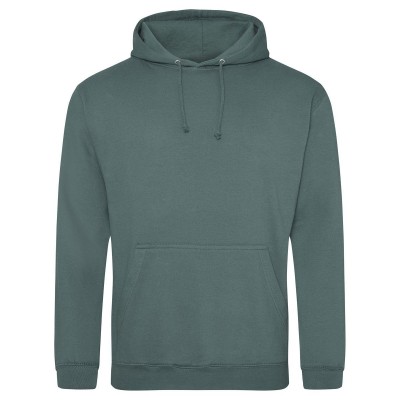 Felpe College Hoodie colore moss green taglia S