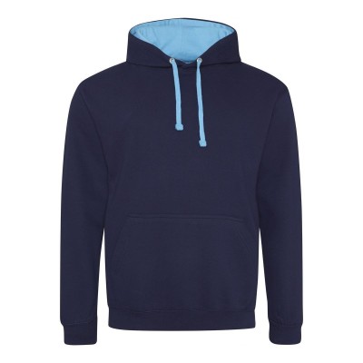 Felpe Varsity Hoodie colore oxford navy/hawiian blue taglia S