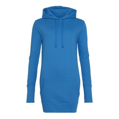 Felpe Girlie Longline Hoodie colore sapphire blue taglia XS