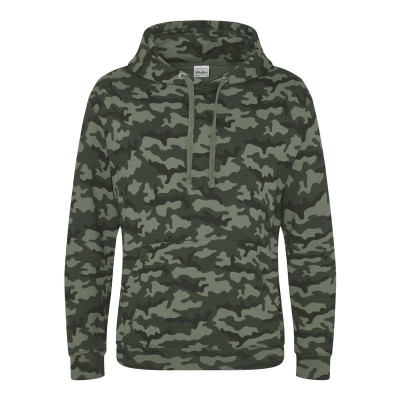 Felpe Camo Hoodie colore Green Camo taglia XS