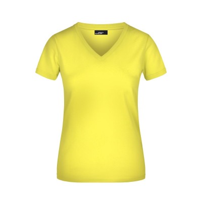 T-Shirt Ladies' V-T colore yellow taglia S
