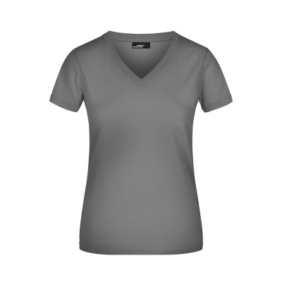 T-Shirt Ladies' V-T colore mid-grey taglia S
