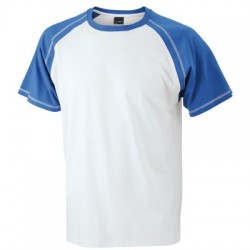 T-Shirt Men's Raglan-T colore white/royal taglia S