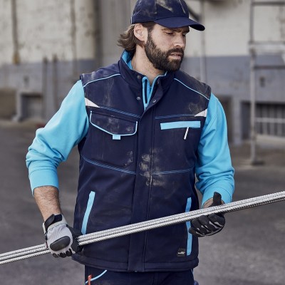 Soft shell Workwear Softshell Padded Vest-Level 2