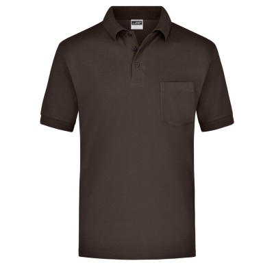 Polo Polo Piqué Pocket colore brown taglia S