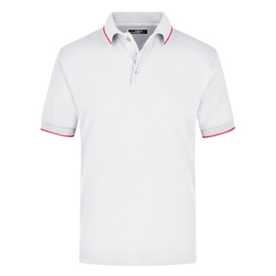 Polo Polo Tipping colore white/red taglia S