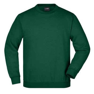Felpe Round Sweat Heavy Junior colore dark-green taglia XS