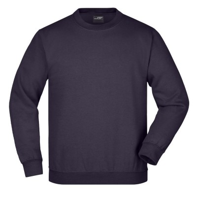Felpe Round Sweat Heavy Junior colore aubergine taglia XS