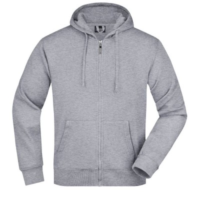 Felpe Men's Hooded Jacket colore grey-heather taglia S