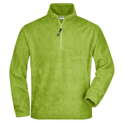 Pile Half-Zip Fleece colore lime-green taglia S
