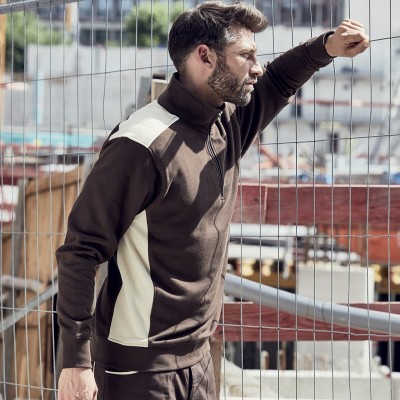 Felpe Workwear Half-Zip Sweat-Level 2