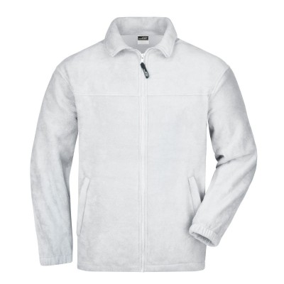 Pile Full-Zip Fleece colore white taglia S