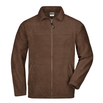Pile Full-Zip Fleece colore brown taglia L