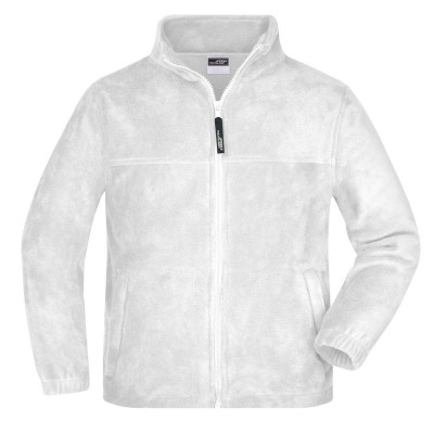 Pile Full-Zip Fleece Junior colore white taglia XS