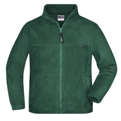 Pile Full-Zip Fleece Junior colore dark-green taglia XS