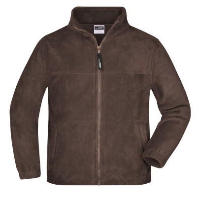Pile Full-Zip Fleece Junior colore brown taglia XS