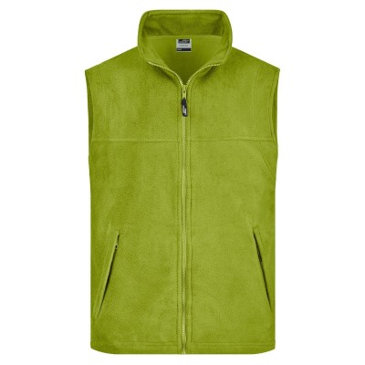 Pile Fleece Vest colore lime-green taglia S