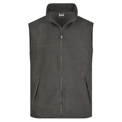 Pile Fleece Vest colore dark-grey taglia S