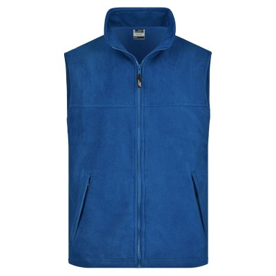 Pile Fleece Vest colore royal taglia S