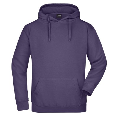 Felpe Hooded Sweat colore aubergine taglia S