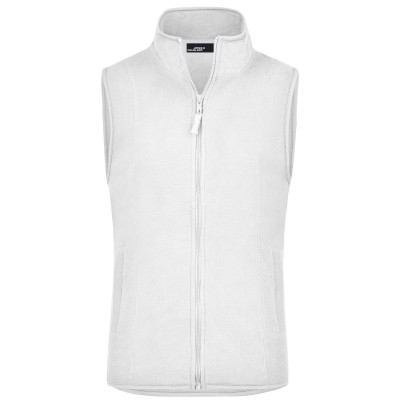 Pile Girly Microfleece Vest colore white taglia S