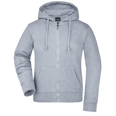 Felpe Ladies' Hooded Jacket colore grey-heather taglia S