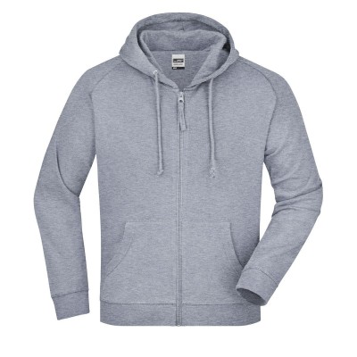 Felpe Hooded Jacket colore grey-heather taglia S